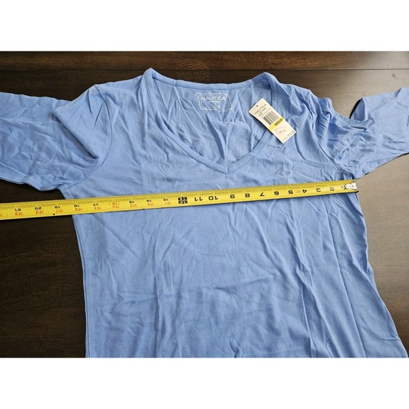 NWT Women's Medium Nautica Blue Snowflake Pajama Set - Picture 12 of 13